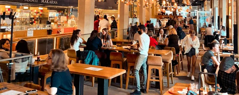 busy restaurant